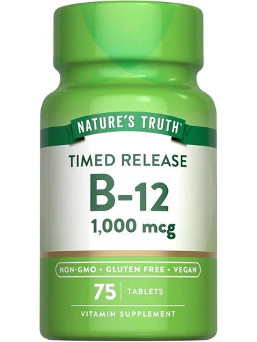 Vitamin B-12 Supplement 1000 mcg Vitamin B-12 Supplement 1000 mcg | 75 Tablets - Image 1